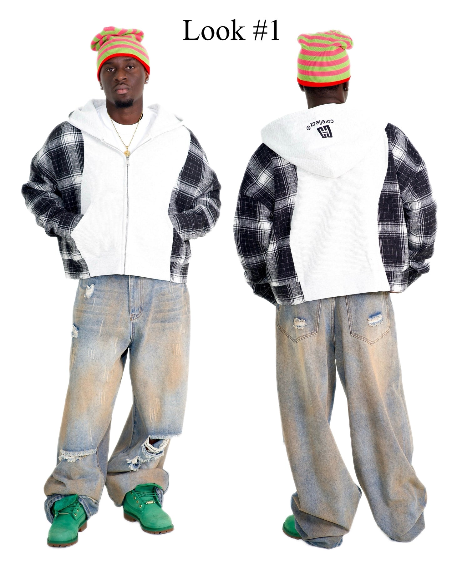 CRLCT® - (SPLIT PERSONALITY) ZIP UP