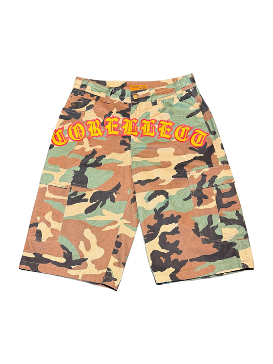 CRLCT® - (BOOTCAMP) HYBRID CAMO CARGO SHORTS