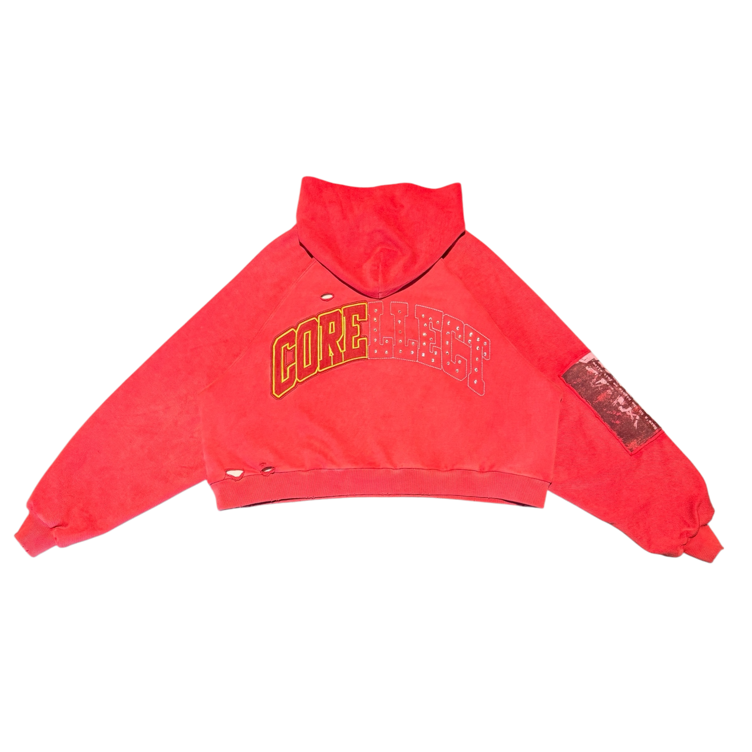 CRLCT® - (BAD DECISIONS) WAFFLE THERMAL LINING HOODIE